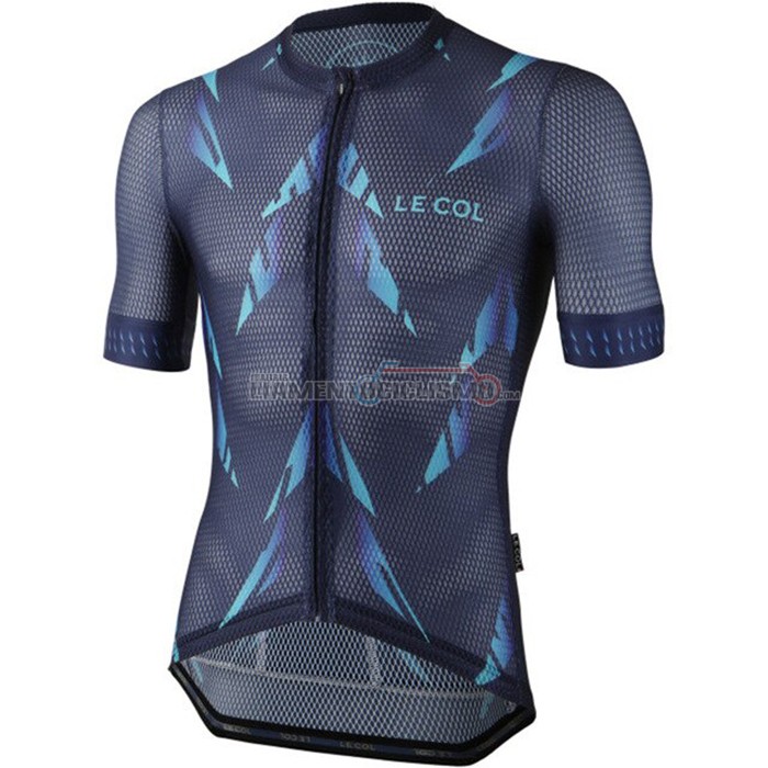 Abbigliamento Ciclismo Le Col Manica Corta 2021 Spento Blu